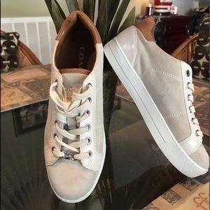 Coach Paddy Leather Platform Sneakers